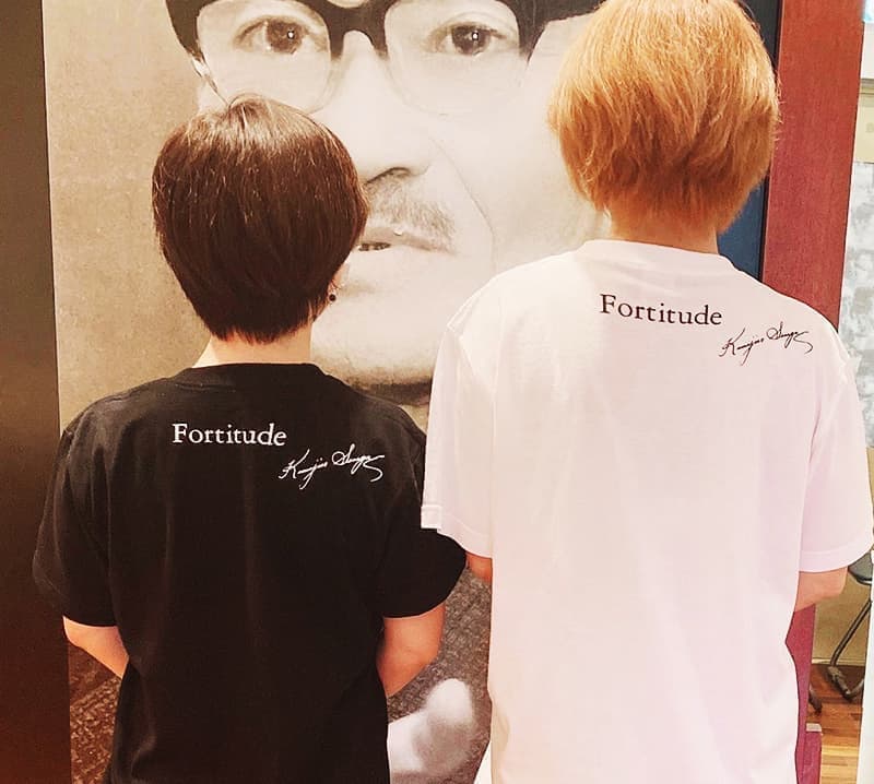 資料館のTシャツデザインウラ