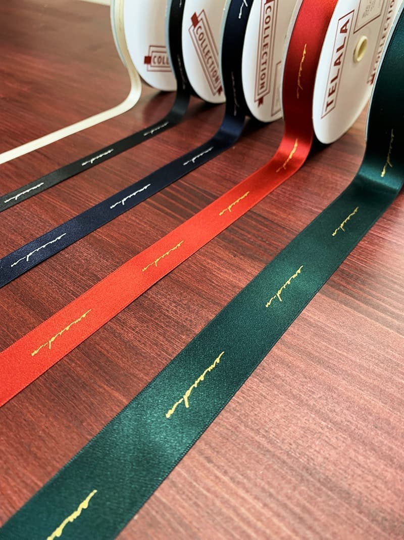 箔押し印刷リボンデザイン