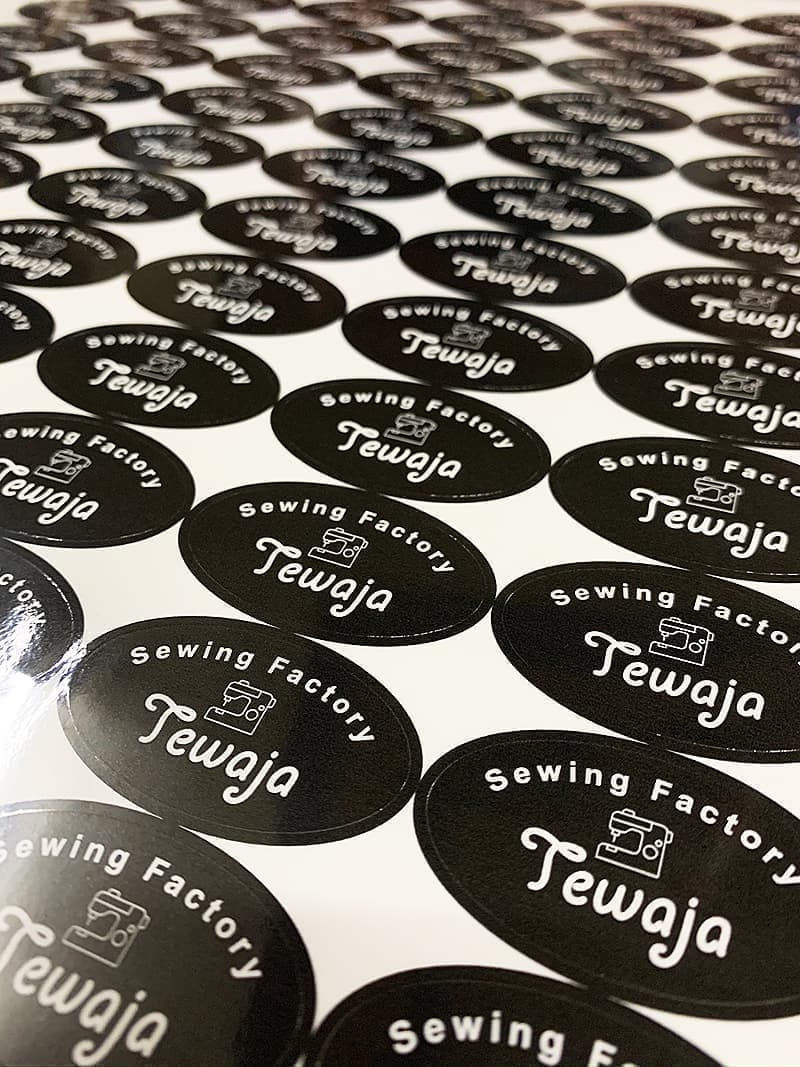 ミシン教室のステッカーデザイン