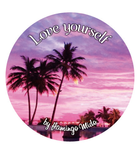 マッサージサロンのステッカーデザイン