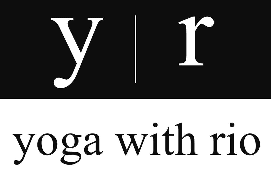 ヨガスタジオの窓に貼るステッカーデザイン