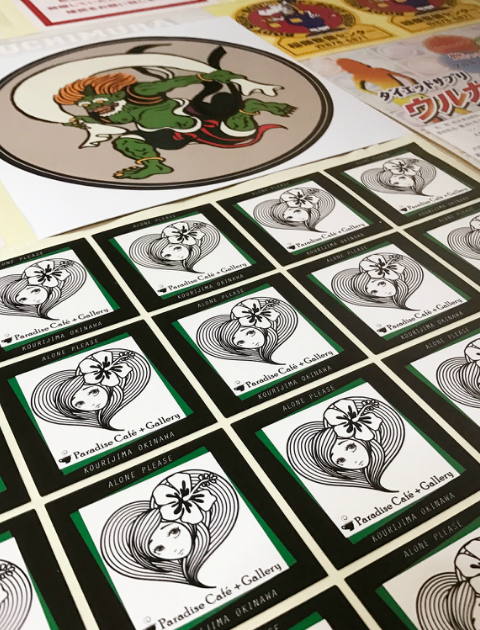 ステッカー・シール実績