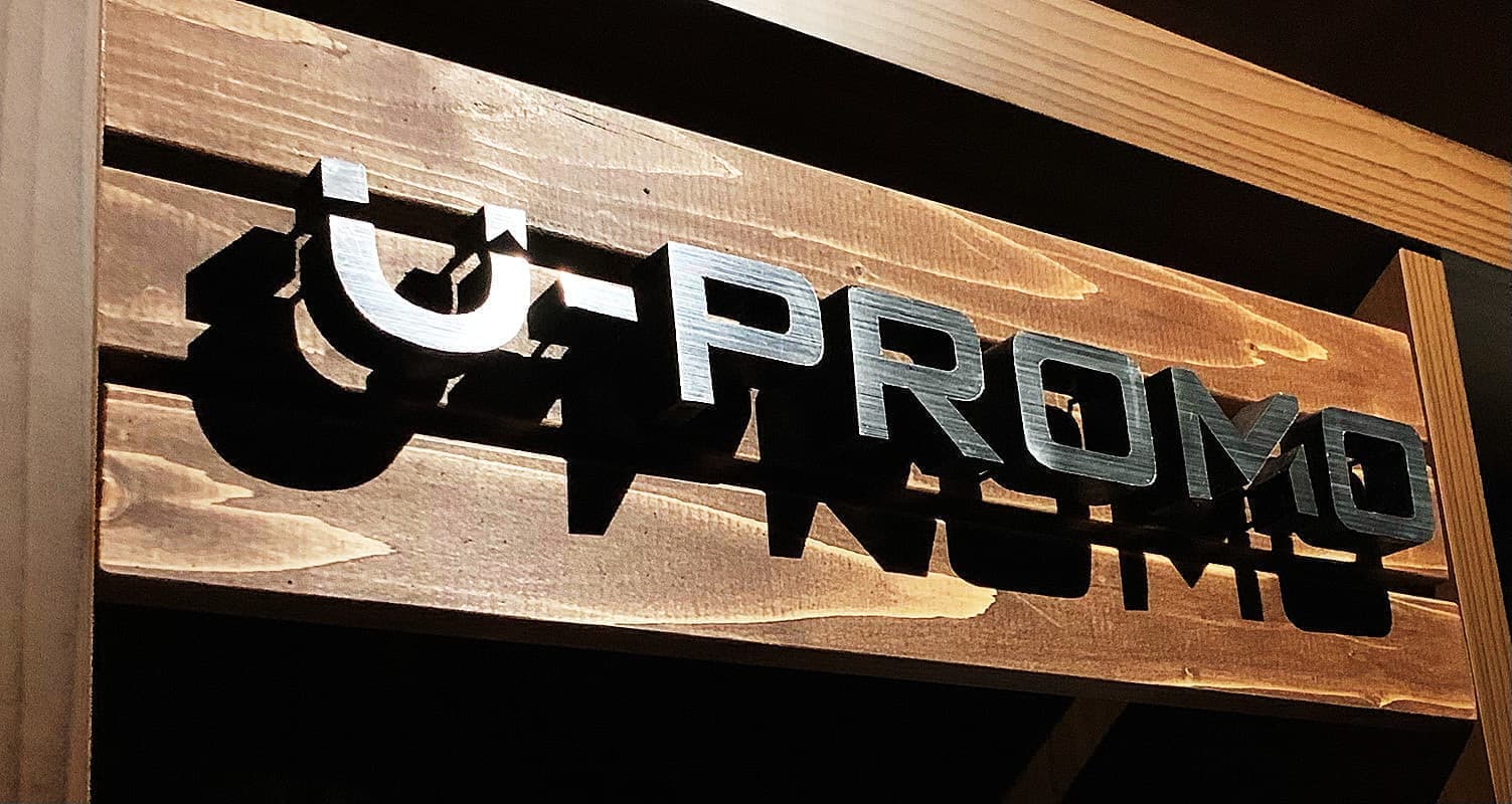 屋内用切り文字看板デザイン