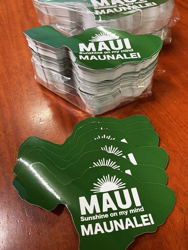 販売促進用のステッカーデザイン