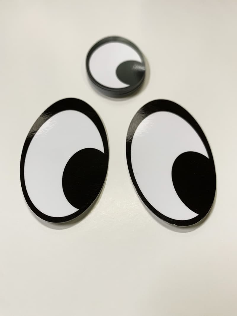 ヘルメット用オリジナルステッカーデザイン