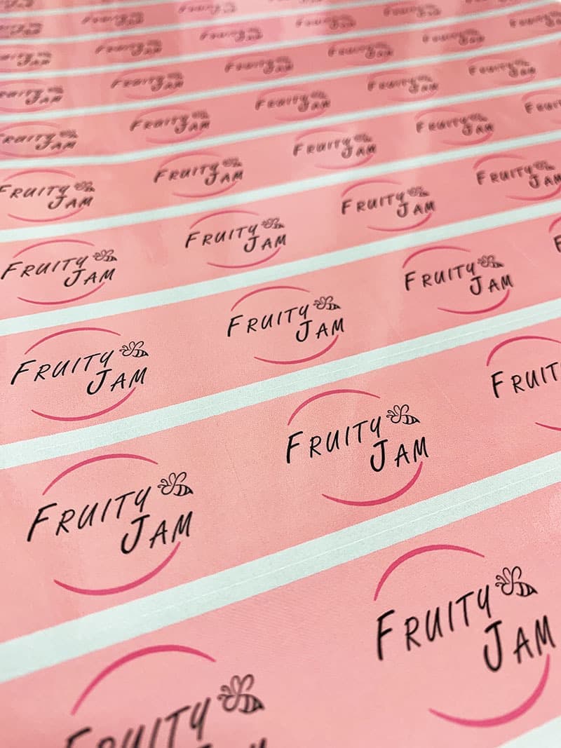 ジャム瓶用ラベルデザイン1