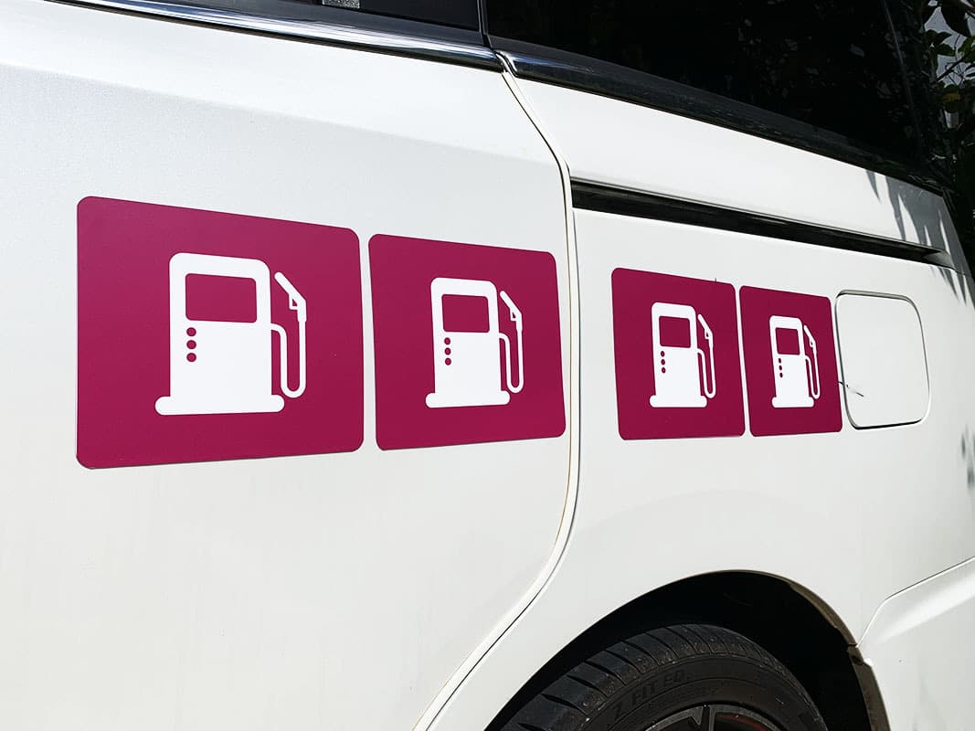 車用マグネットシートデザイン