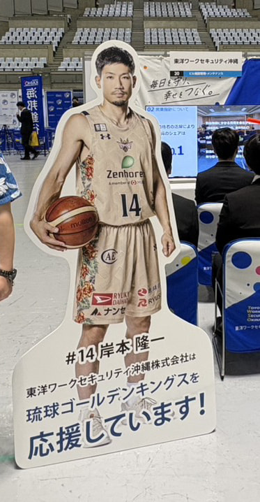 プロスポーツ選手の等身大パネルデザイン